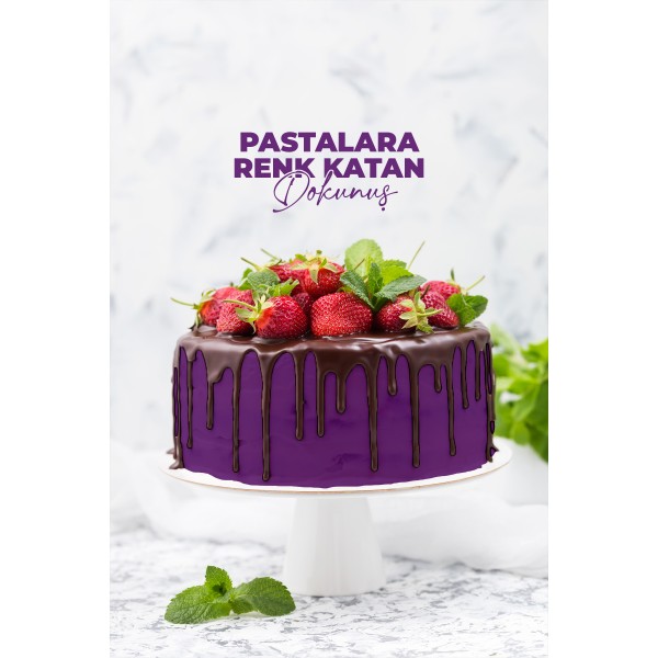 Sıvı Gıda Boyası Mor 25 ml Sıvı Gıda Boyası Mor 25 ml