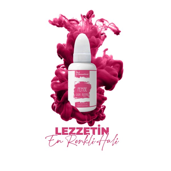 Sıvı Gıda Boyası Pembe 25 ml Sıvı Gıda Boyası Pembe 25 ml