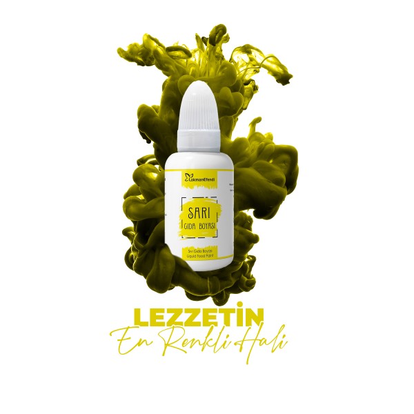 Sıvı Gıda Boyası Sarı 25 ml Sıvı Gıda Boyası Sarı 25 ml