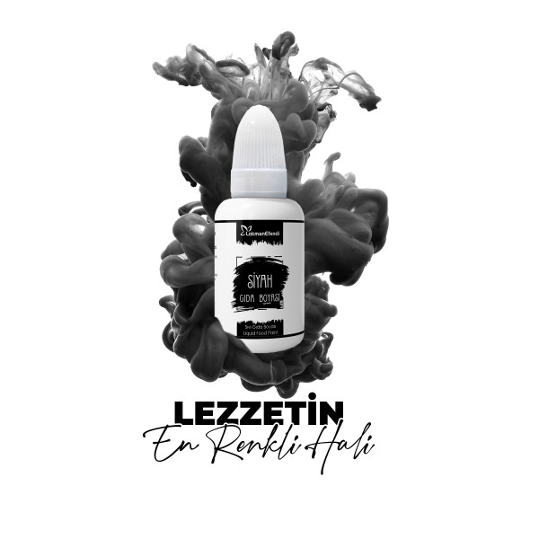 Sıvı Gıda Boyası Siyah 25 ml Sıvı Gıda Boyası Siyah 25 ml