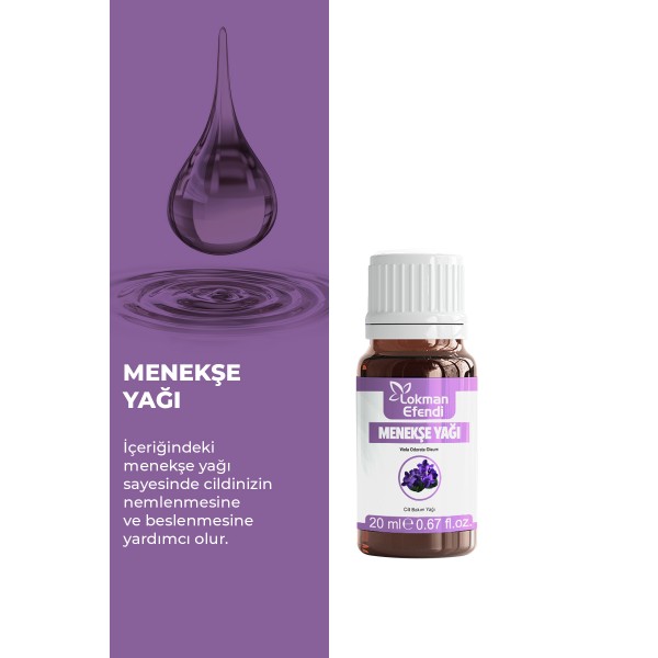 LOKMAN EFENDİ MENEKŞE YAĞI 20 CC