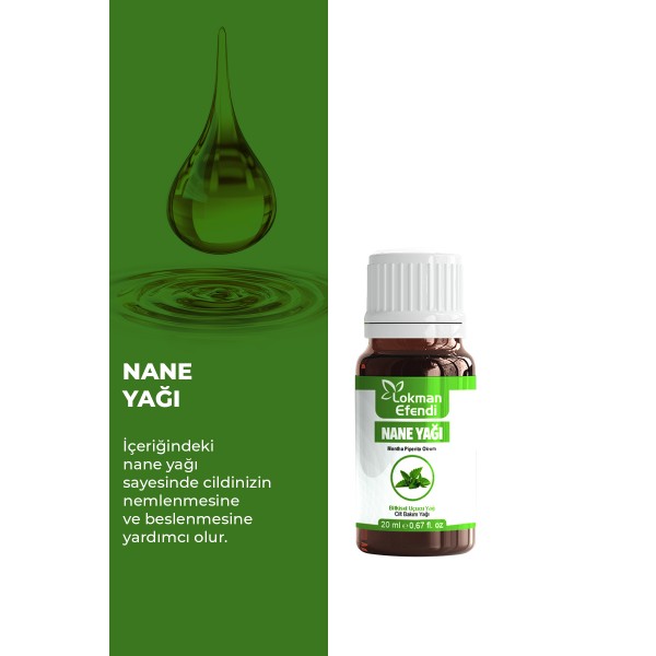LOKMAN EFENDİ NANE YAĞI 20 CC LOKMAN EFENDİ NANE YAĞI 20 CC