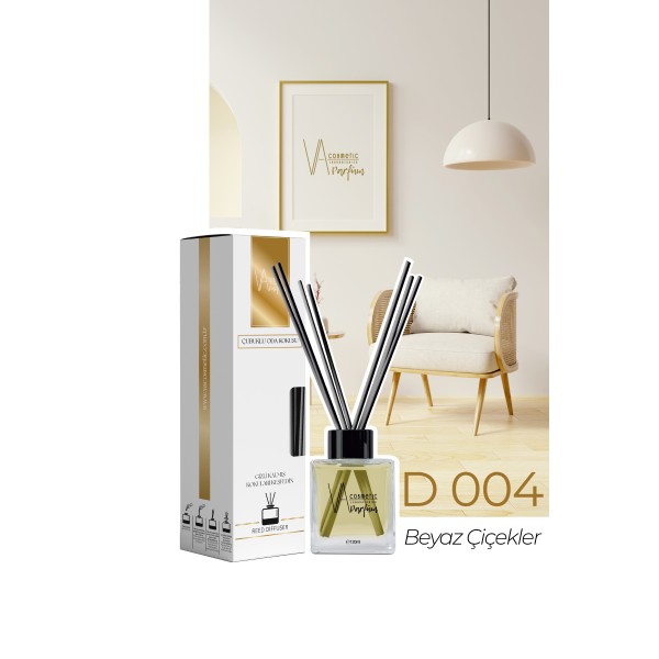 ODA KOKUSU D-004 BEYAZ ÇİÇEKLER