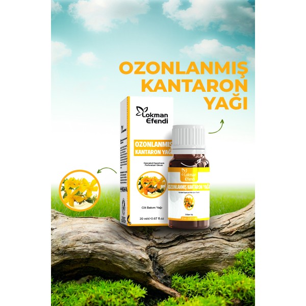 LOKMAN EFENDİ OZONLANMIŞ KANTARON YAĞI YAĞI 20 CC LOKMAN EFENDİ OZONLANMIŞ KANTARON YAĞI YAĞI 20 CC