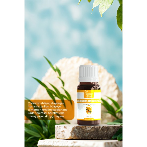 LOKMAN EFENDİ OZONLANMIŞ KANTARON YAĞI YAĞI 20 CC LOKMAN EFENDİ OZONLANMIŞ KANTARON YAĞI YAĞI 20 CC
