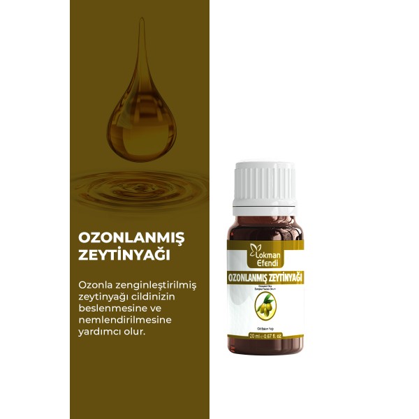 LOKMAN EFENDİ OZONLANMIŞ ZEYTİNYAĞI 20 CC LOKMAN EFENDİ OZONLANMIŞ ZEYTİNYAĞI 20 CC