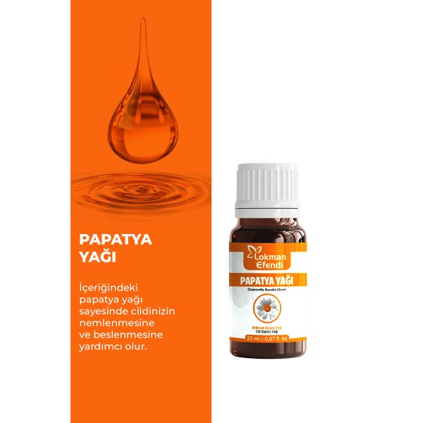 LOKMAN EFENDİ PAPATYA YAĞI 20 CC LOKMAN EFENDİ PAPATYA YAĞI 20 CC
