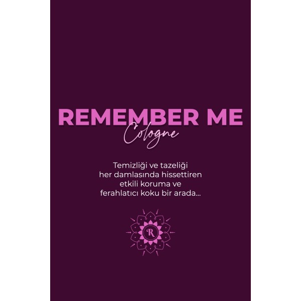 Remember Me Kolonya 50 Ml Remember Me Kolonya 50 Ml