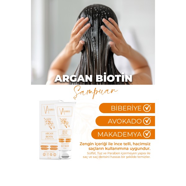 ARGAN BIOTIN ŞAMPUAN 250 ML