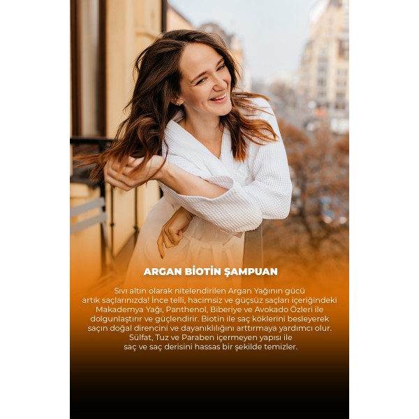 ARGAN BIOTIN ŞAMPUAN 250 ML ARGAN BIOTIN ŞAMPUAN 250 ML
