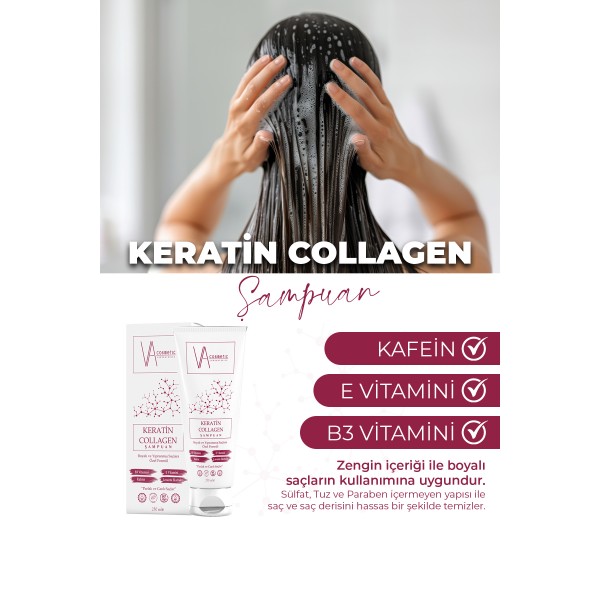 KERATİN COLLAGEN ŞAMPUAN 250 ML