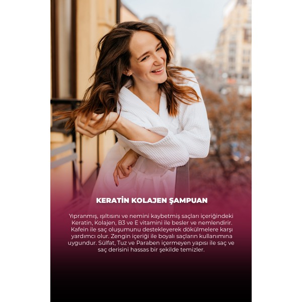 KERATİN COLLAGEN ŞAMPUAN 250 ML