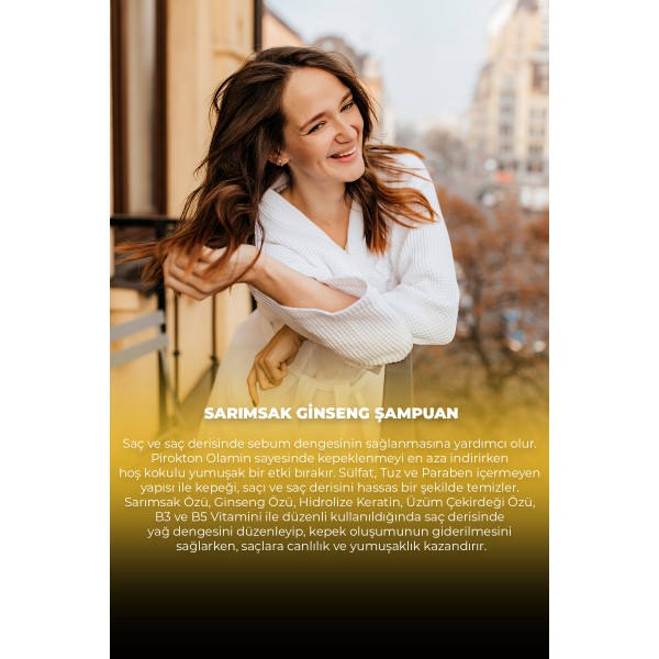 SARIMSAK GİNSENG ŞAMPUAN 250 ML SARIMSAK GİNSENG ŞAMPUAN 250 ML