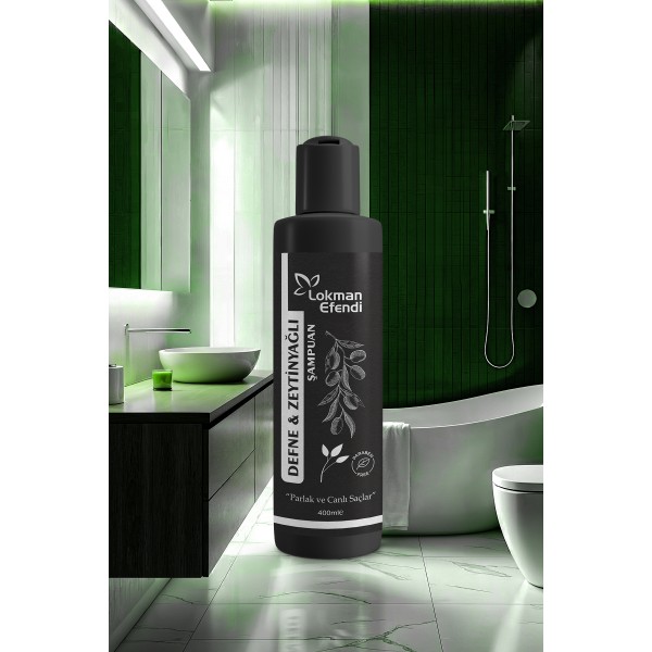 DEFNE VE ZEYTİNYAĞLI ŞAMPUAN 400 ML DEFNE VE ZEYTİNYAĞLI ŞAMPUAN 400 ML