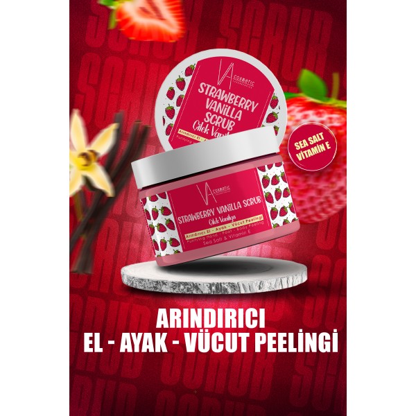 SCRUB ÇİLEK VANİLYA 300 ML SCRUB ÇİLEK VANİLYA 300 ML