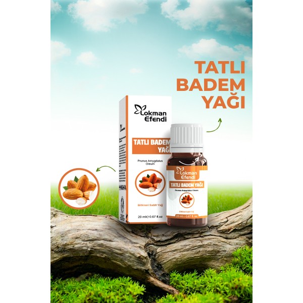 LOKMAN EFENDİ TATLI BADEM YAĞI 20 CC LOKMAN EFENDİ TATLI BADEM YAĞI 20 CC