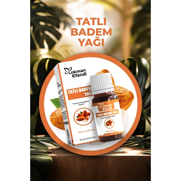 LOKMAN EFENDİ TATLI BADEM YAĞI 20 CC