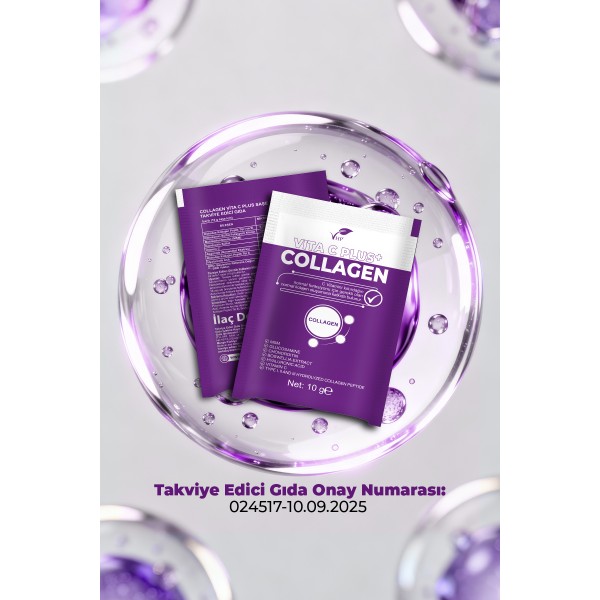 VHP COLLAGEN VITA C PLUS  TAKVİYE EDİCİ GIDA 100 G