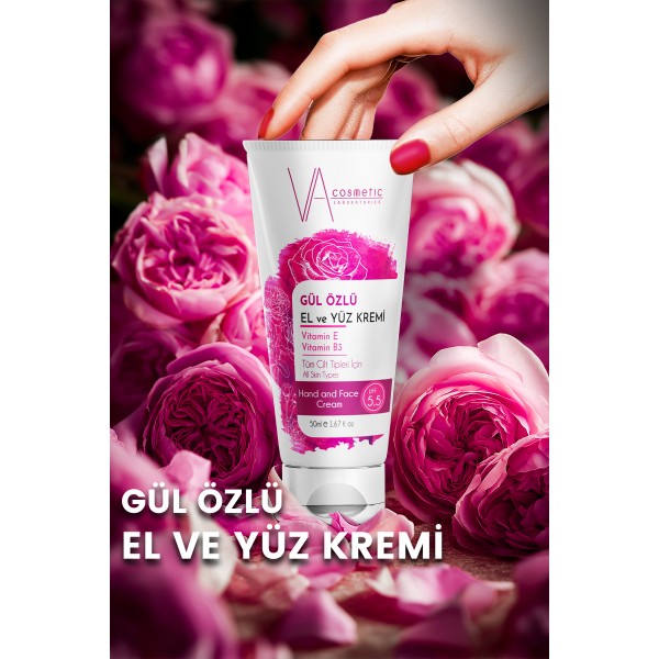 VA COSMETIC GÜL ÖZLÜ KREM 50 ML VA COSMETIC GÜL ÖZLÜ KREM 50 ML