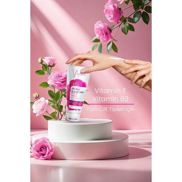 VA COSMETIC GÜL ÖZLÜ KREM 50 ML VA COSMETIC GÜL ÖZLÜ KREM 50 ML
