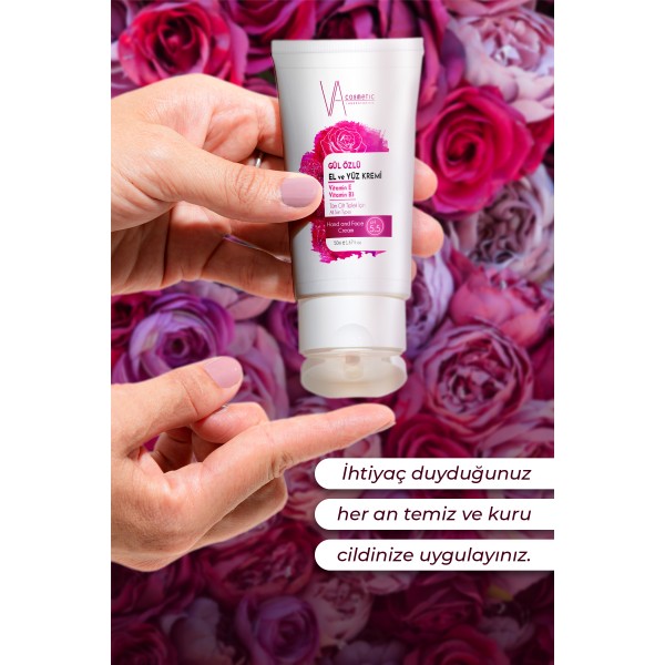 VA COSMETIC GÜL ÖZLÜ KREM 50 ML VA COSMETIC GÜL ÖZLÜ KREM 50 ML