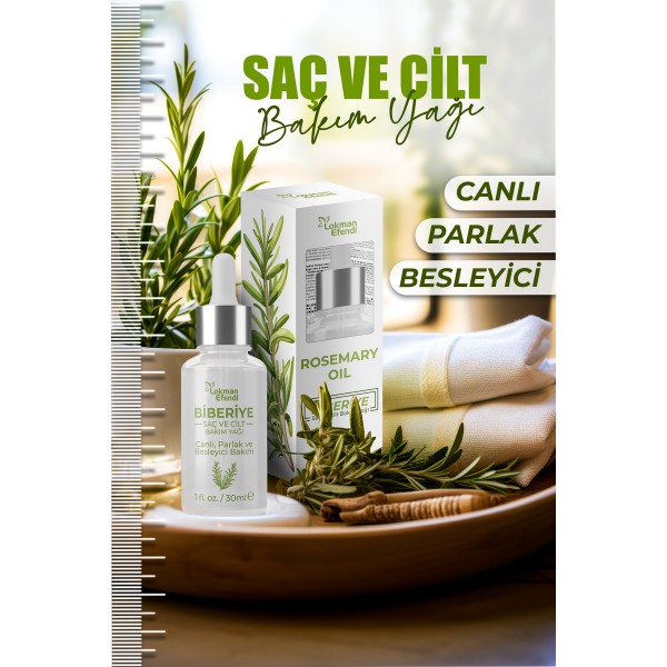 LOKMAN EFENDİ BİBERİYE SAÇ BAKIM YAĞI 30 ML