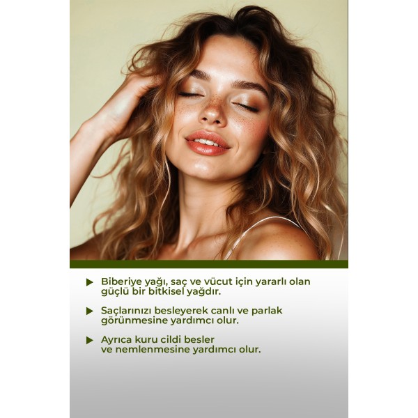 LOKMAN EFENDİ BİBERİYE SAÇ BAKIM YAĞI 30 ML