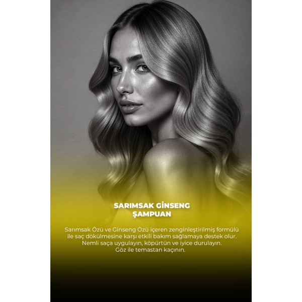 SARIMSAK GİNSENG ŞAMPUAN 400 ML