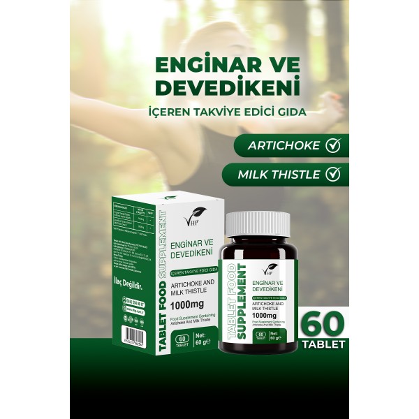 ENGİNAR VE DEVEDİKENİ İÇEREN TAKVİYE EDİCİ GIDA 60 TABLET