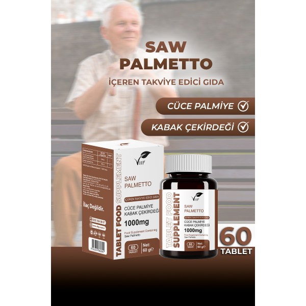 SAW PALMETTO İÇEREN TAKVİYE EDİCİ GIDA 60 TABLET