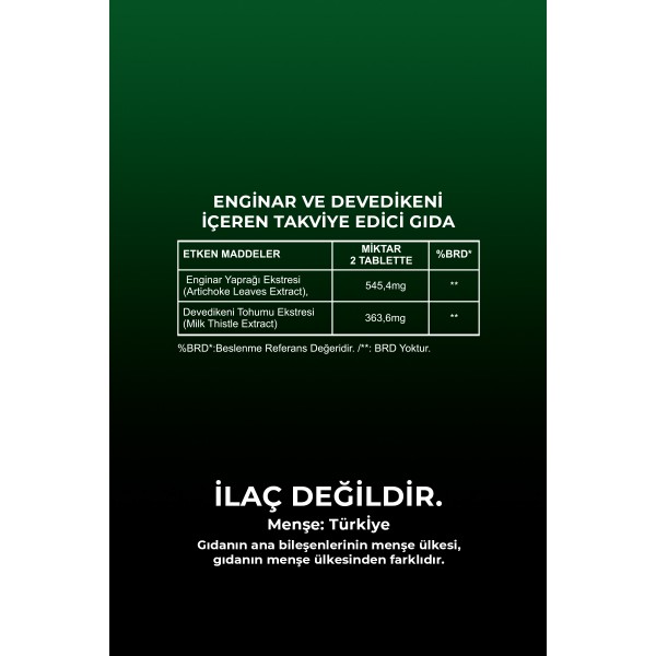 Enginar Devedikeni 60 Tablet Enginar Devedikeni 60 Tablet