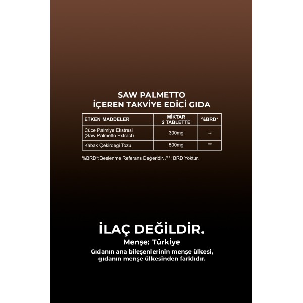 Saw Palmetto 60 Tablet Saw Palmetto 60 Tablet