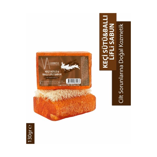 VA COSMETIC KEÇİ SÜTLÜ BALLI LİFLİ SABUN