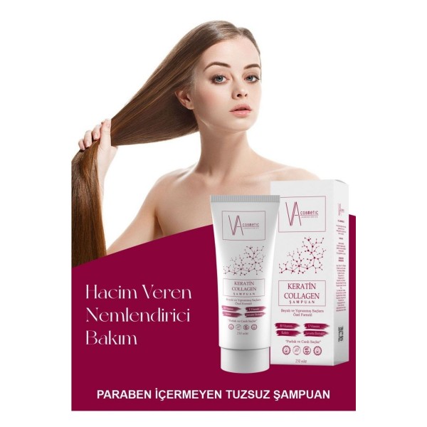 Va Cosmetıc Keratin Collagen Şampuan 250 ml Va Cosmetıc Keratin Collagen Şampuan 250 ml