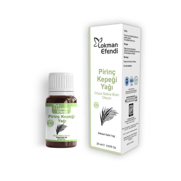 Lokman Efendi Pirinç Kepeği Yağı 20 ml