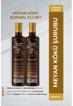 MEYAN KÖKÜ ŞURUBU 2'Lİ SET