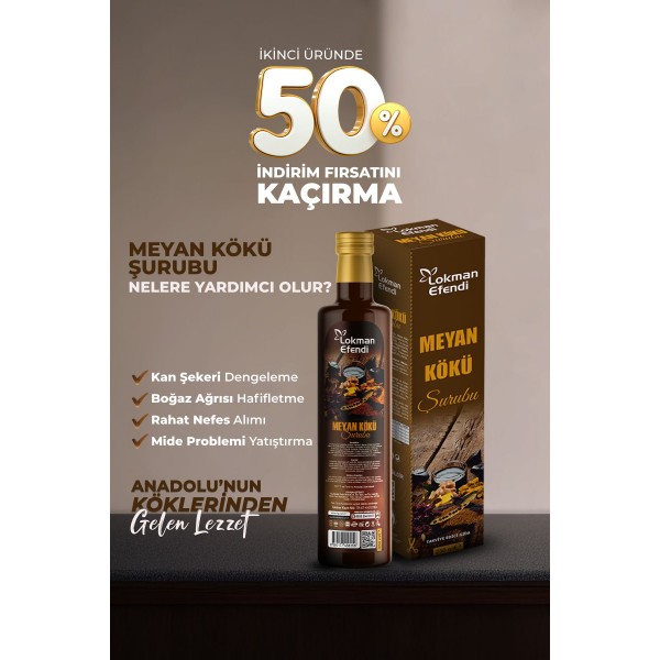 Meyan Kökü Şurubu 250 ml
