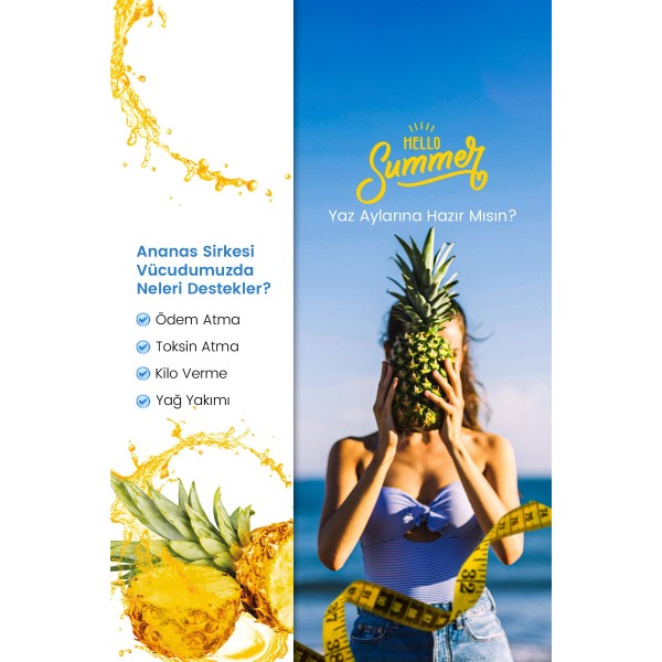 ANANAS SİRKESİ 500ML ANANAS SİRKESİ 500ML