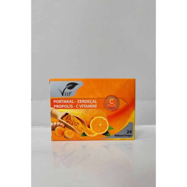Portakal Zencefil Bitkisel Drops 60 gr