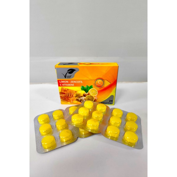 Limon Zencefil Bitkisel Drops 60 gr