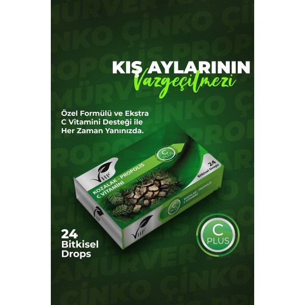 Kozalak Propolis Bitkisel Drops 60 gr