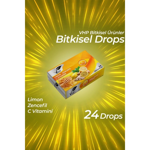 Limon Zencefil Bitkisel Drops 60 gr