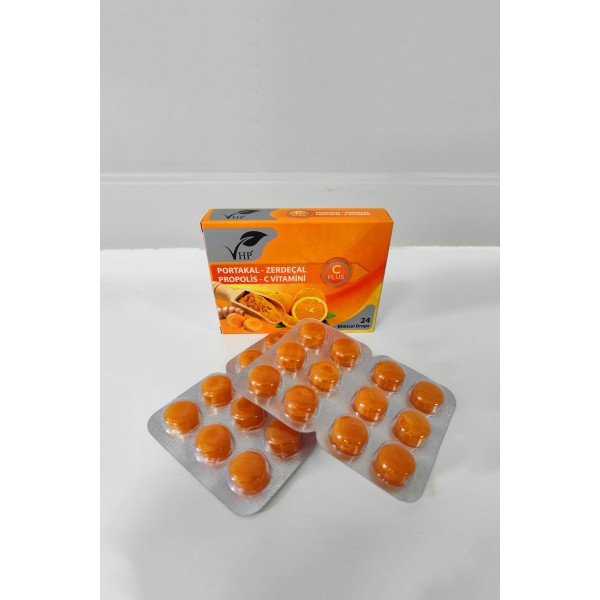 Portakal Zencefil Bitkisel Drops 60 gr