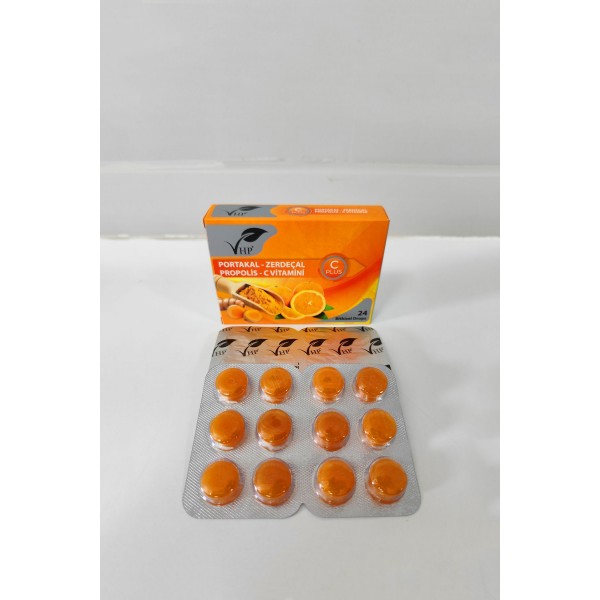 Portakal Zencefil Bitkisel Drops 60 gr