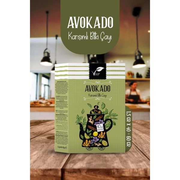 Avokadolu Poşet Çay 40 Lı 60 gr