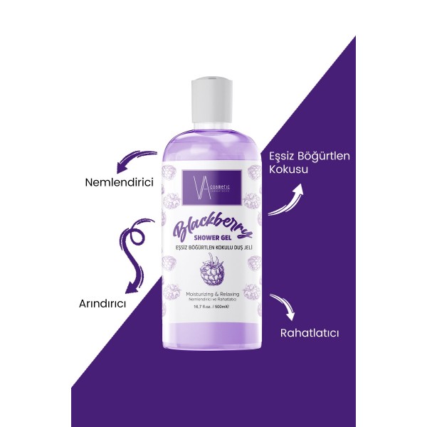 Böğürtlenli Duş Jeli 500 ml