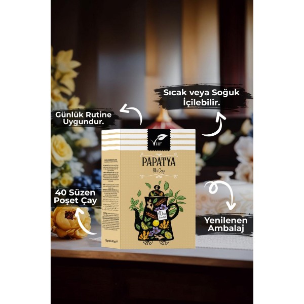Papatya Poşet Çay 40 Lı 60 gr Papatya Poşet Çay 40 Lı 60 gr