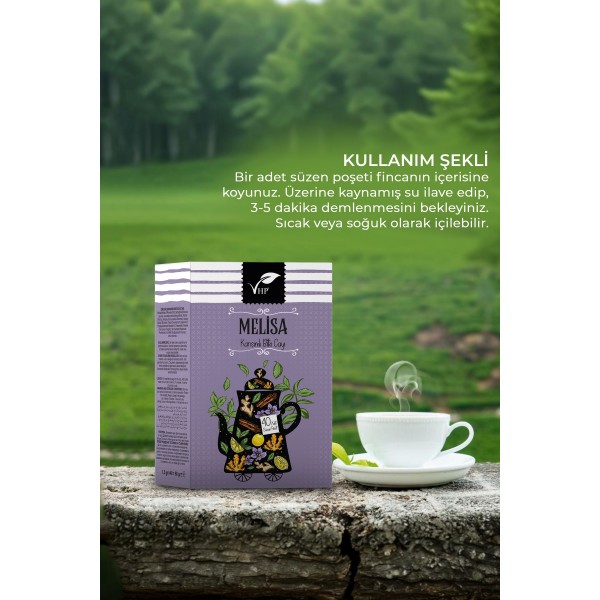 Melisalı Poşet Çay 40 Lı 60 gr Melisalı Poşet Çay 40 Lı 60 gr
