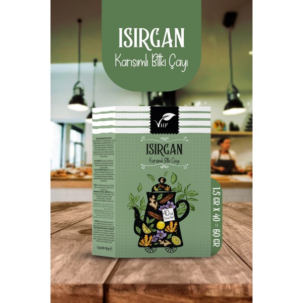 Isırganlı Poşet Çay 40 Lı 60 gr