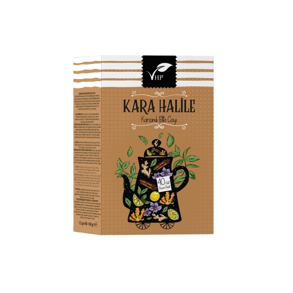 Kara Halileli Poşet Çay 40 Lı 60 gr
